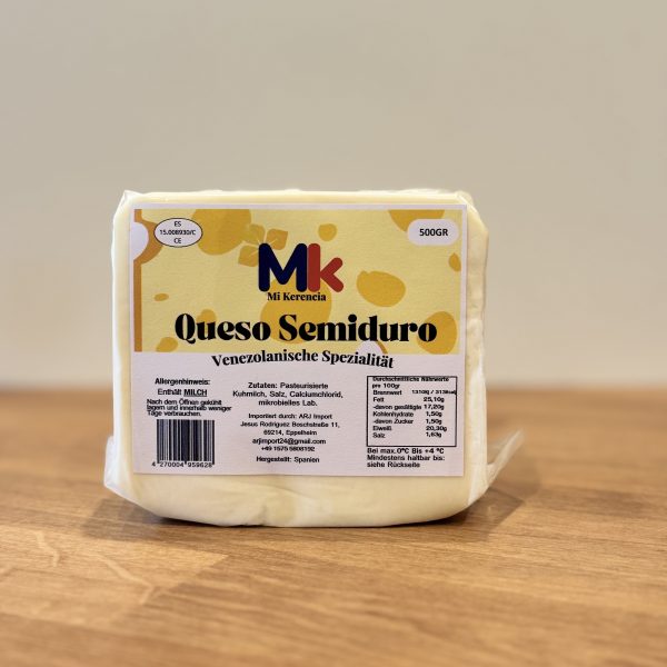 Queso Semiduro 500gr